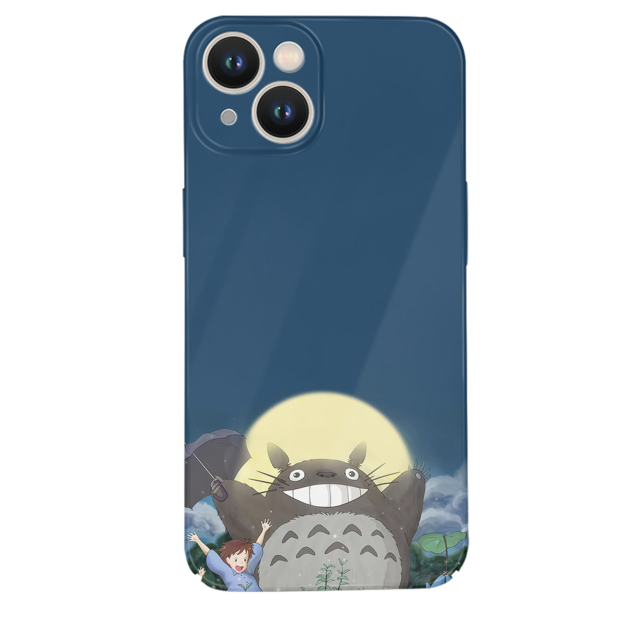 （画像用） となりのトトロ 草壁メイ 草壁サツキ My Neighbor Totoro Satsuki Kusakabe Mei Kusakabe 【iPhone 14シリーズ対応】ハードケース